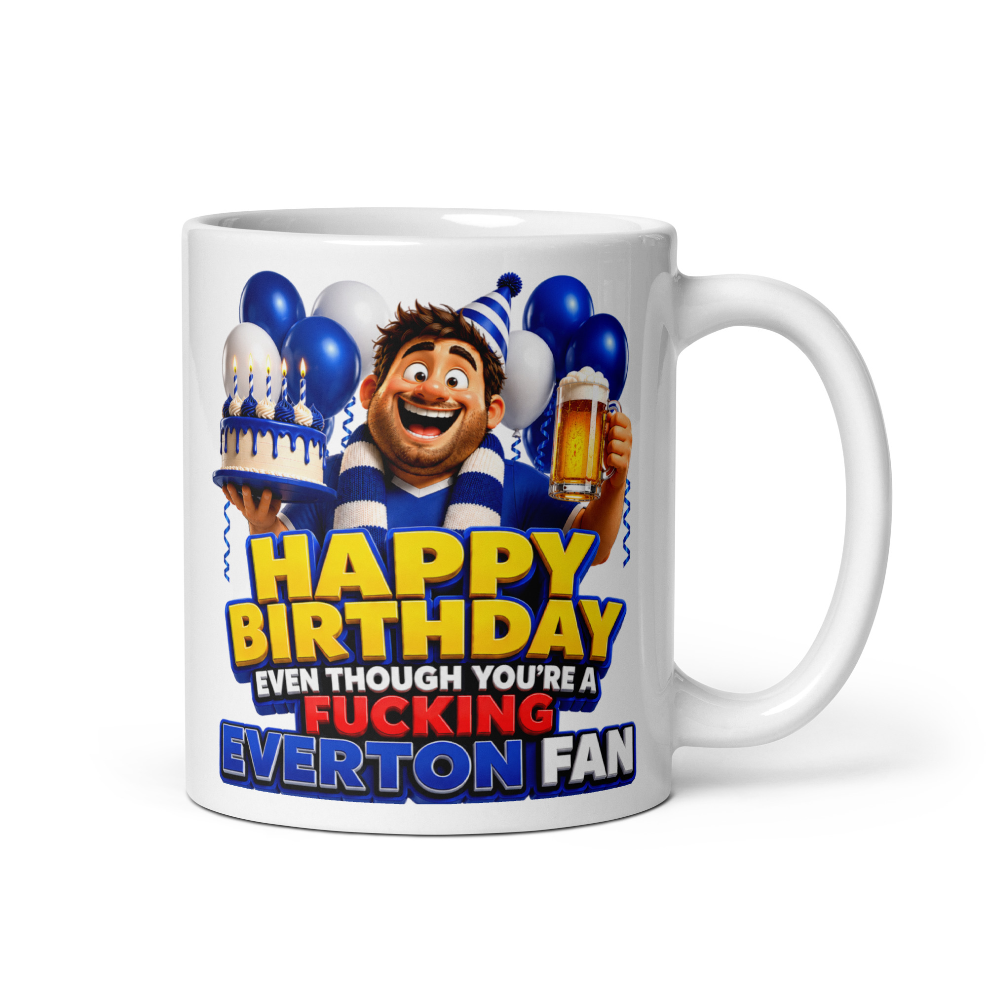 Birthday Gift Mug For Everton Fans Cheeky Rude Mugs