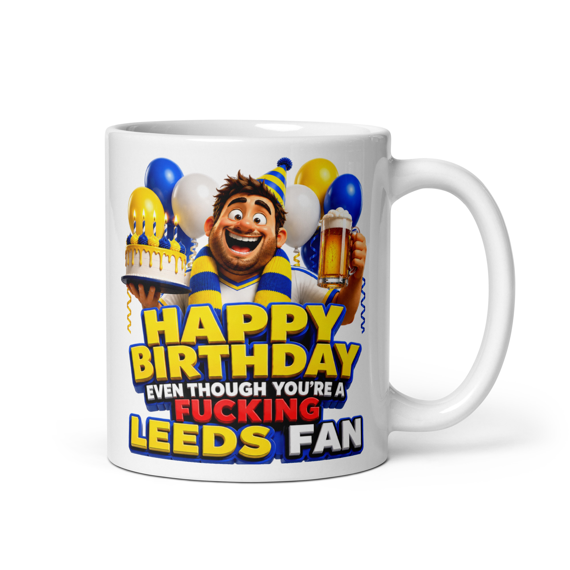 Birthday Gift Mug For Leeds Fans Cheeky Rude Mugs