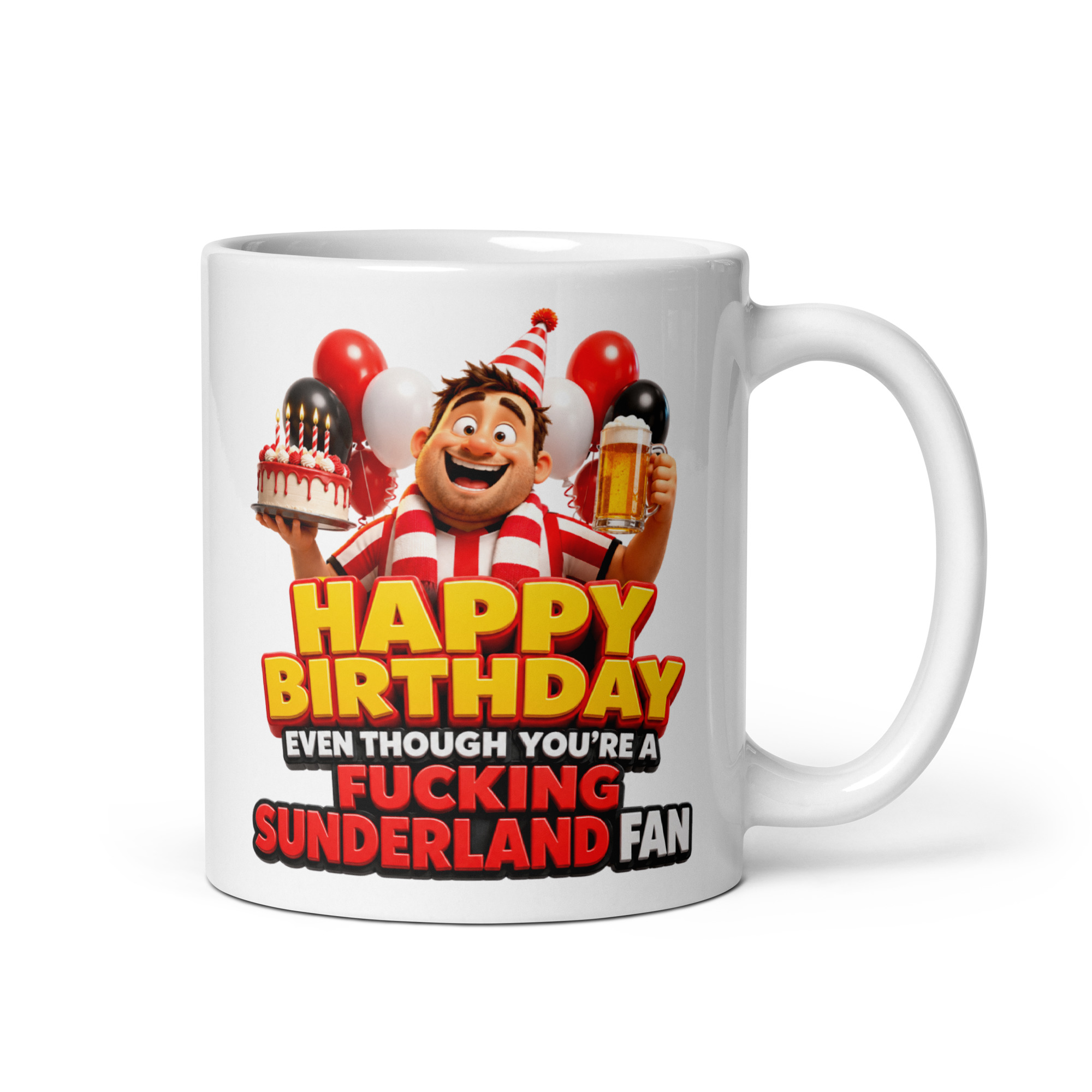 Birthday Gift Mug For Sunderland Fans Cheeky Rude Mugs