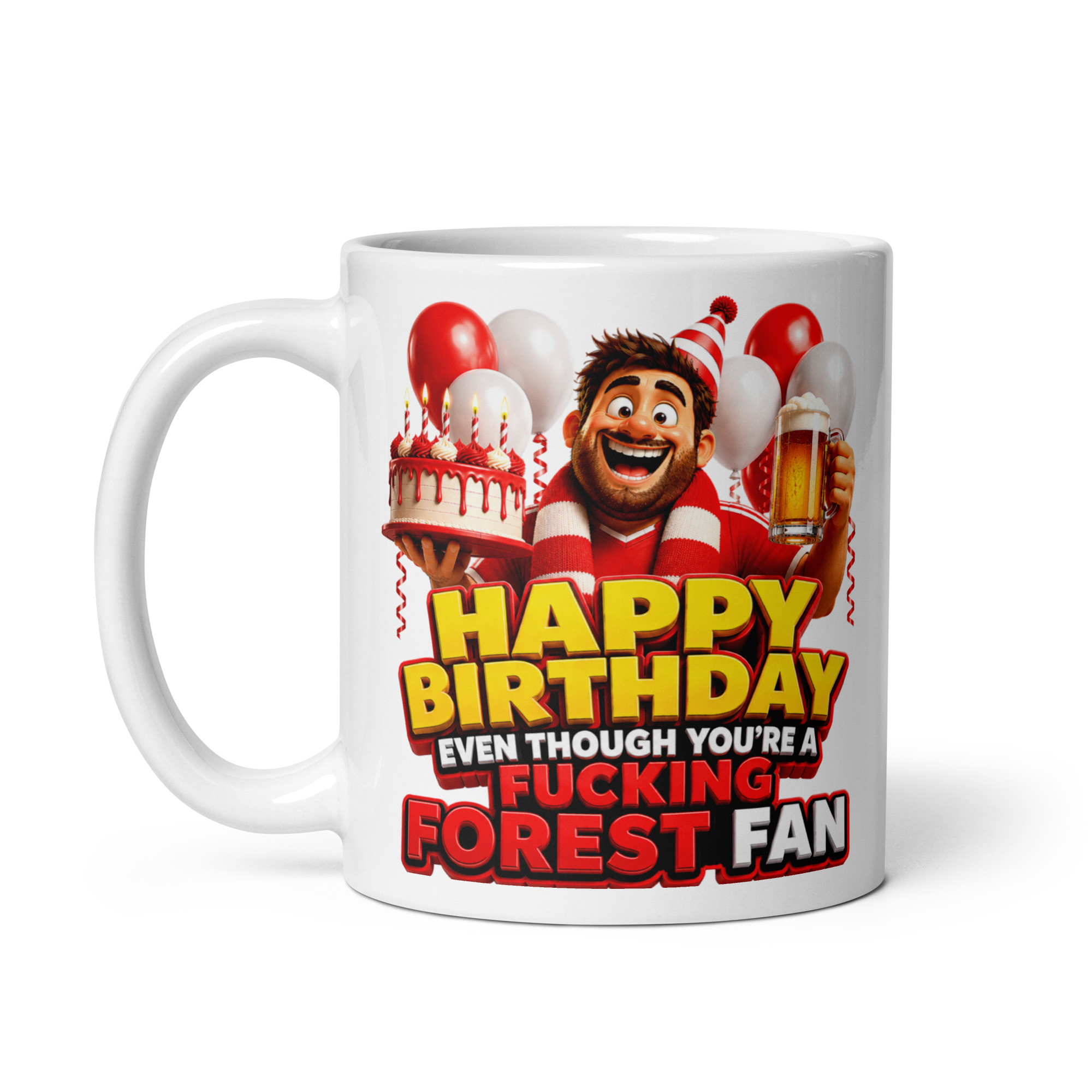 Birthday Gift Mug For Notts Forest Fans Cheeky Rude Mugs