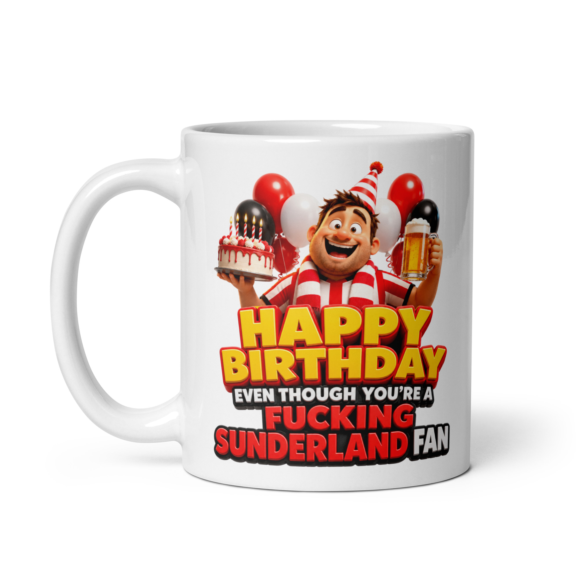 Birthday Gift Mug For Sunderland Fans Cheeky Rude Mugs