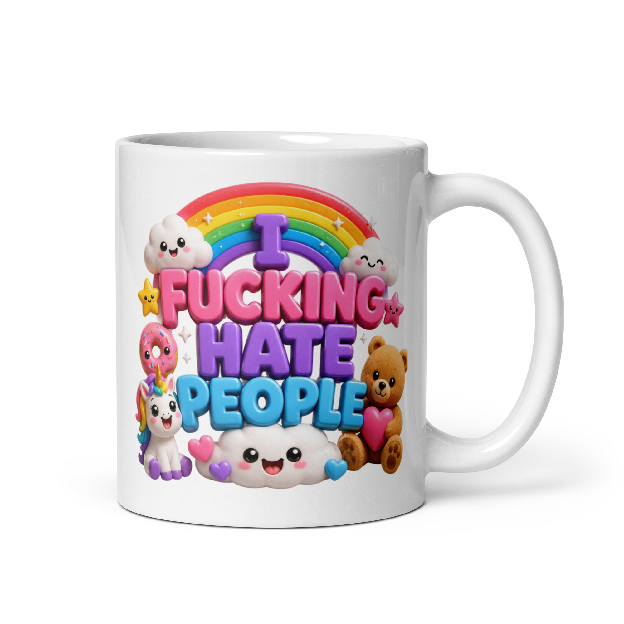 Cute Funny Mug Rude I Fucking Hate People Mugs