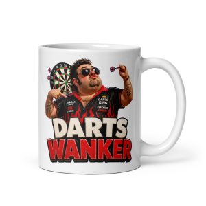 Darts Wanker Mugs Banter Gifts Mug For Darts Mates