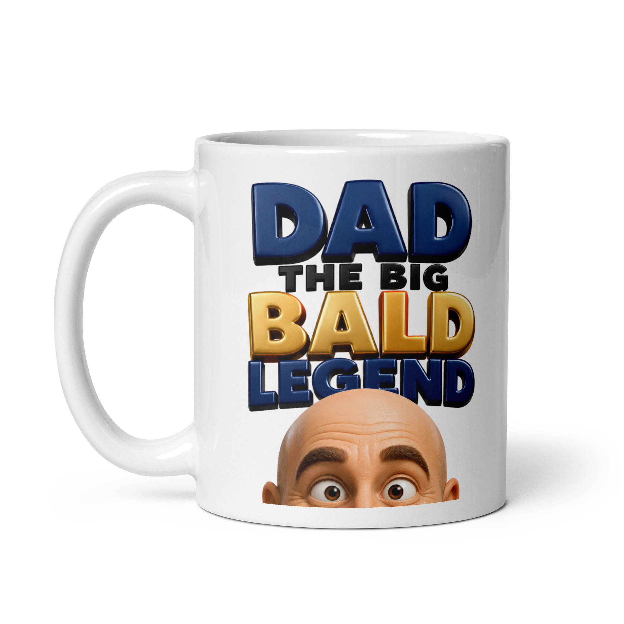 Funny Bald Dads Mug – Dad You Big Bald Legend