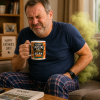 Funny Fathers Day Mug Happy Farters Day Beans Mugs