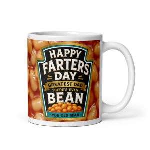 Funny Fathers Day Mug Happy Farters Day Beans Mugs