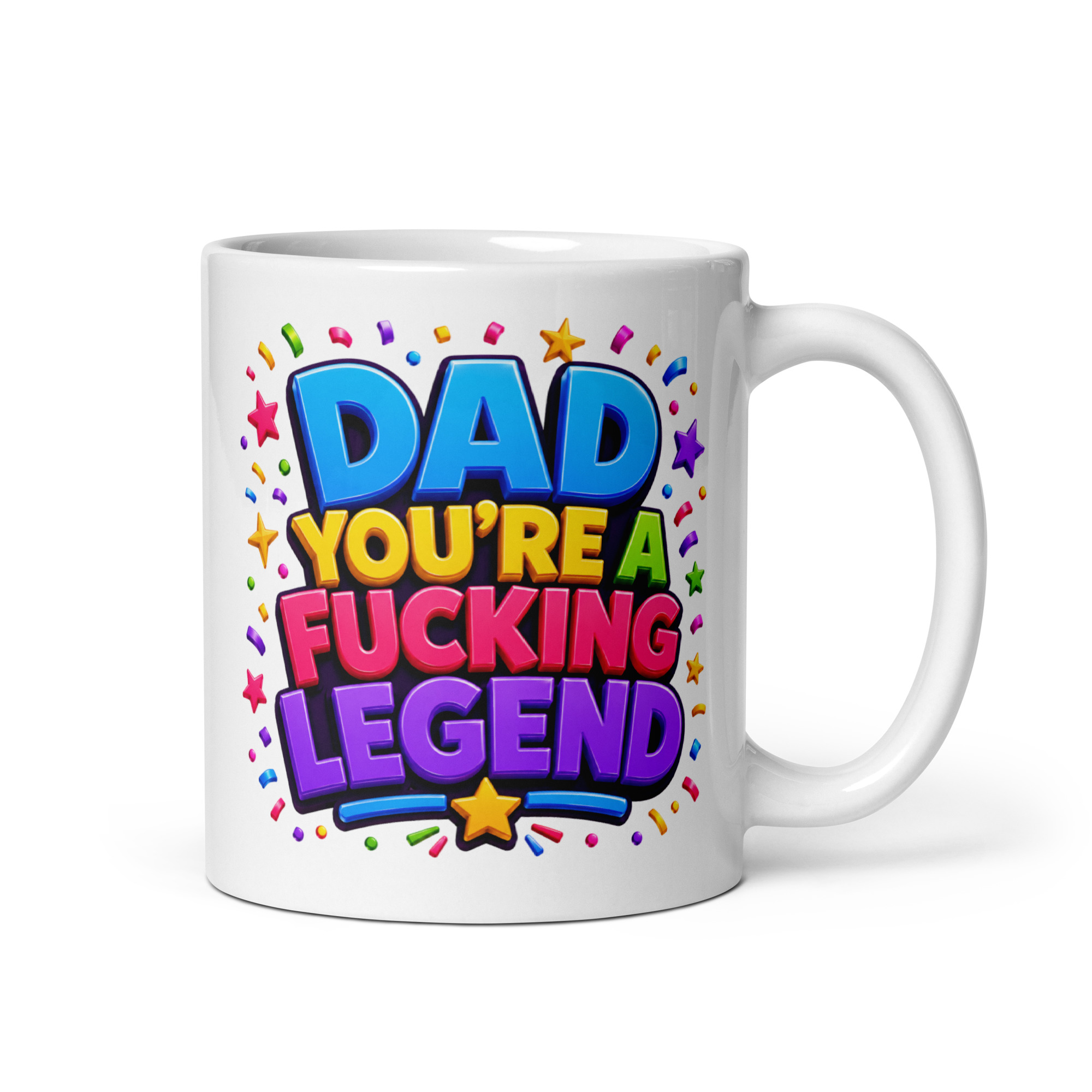 Funny Rude Mugs For Dad You’re A Fucking Legend Mug