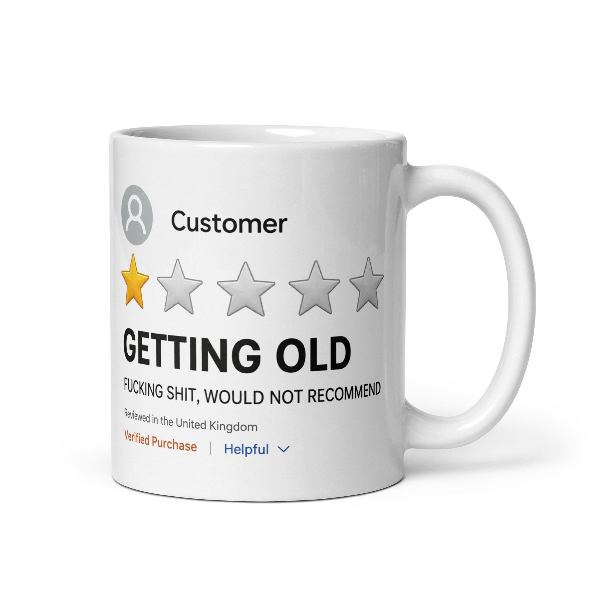 Getting Old Mug Review Of Old Age Funny Birthday Gift Mugs