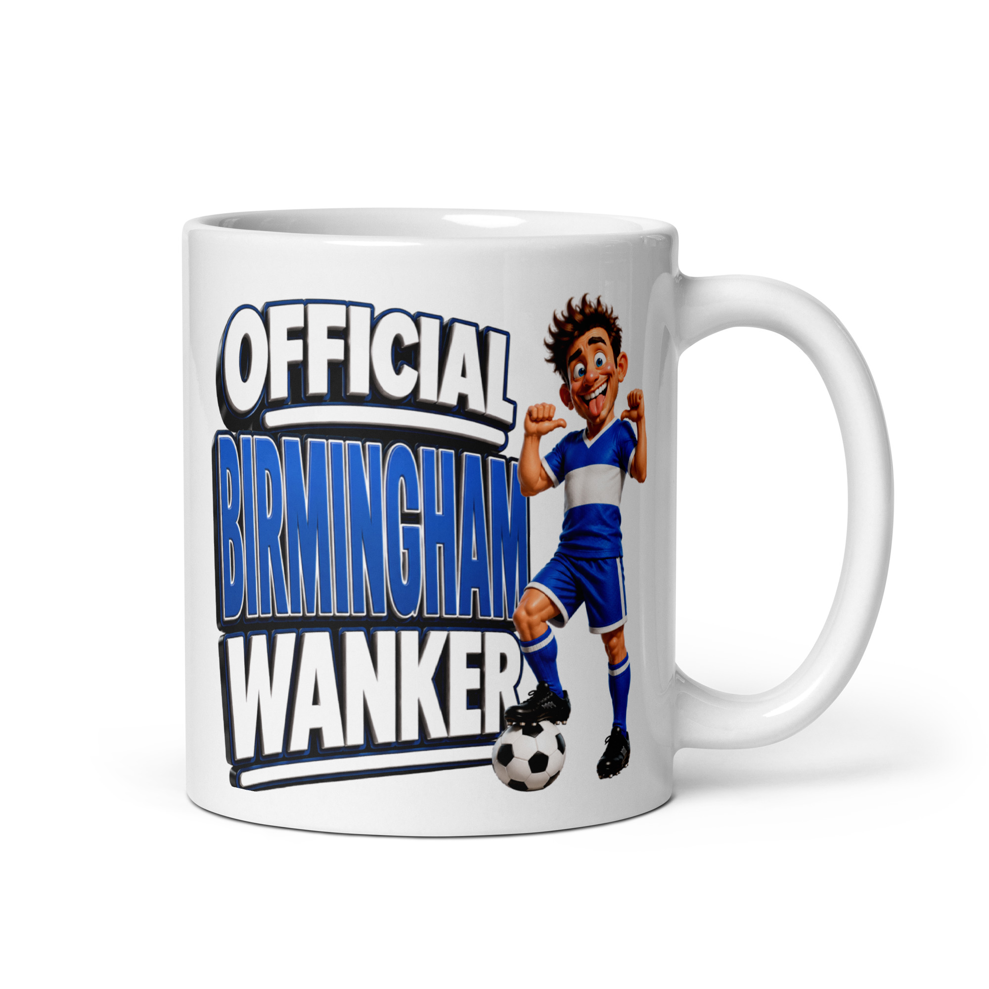 Official Birmingham City Wanker Mug Funny Rude Gift Mugs