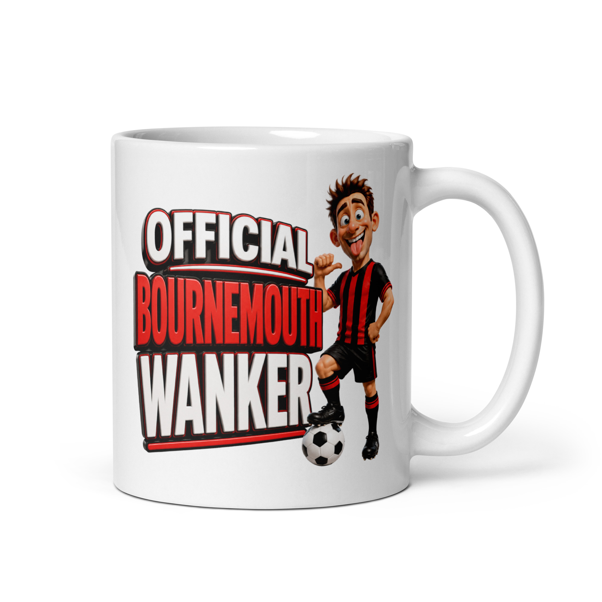 Official Bournemouth Wanker Mug Funny Rude Gift Mugs