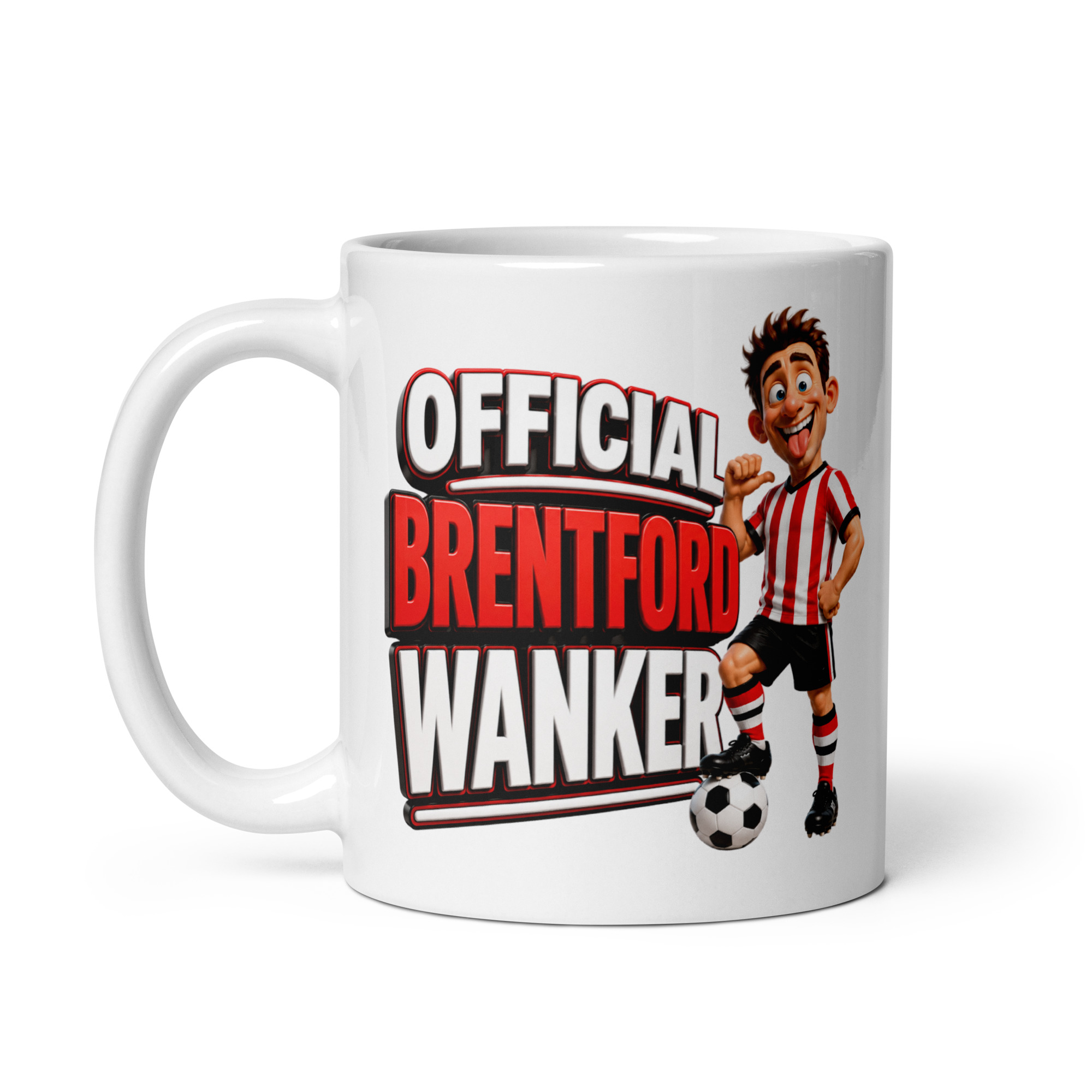 Official Brentford Wanker Mug Funny Rude Gift Mugs