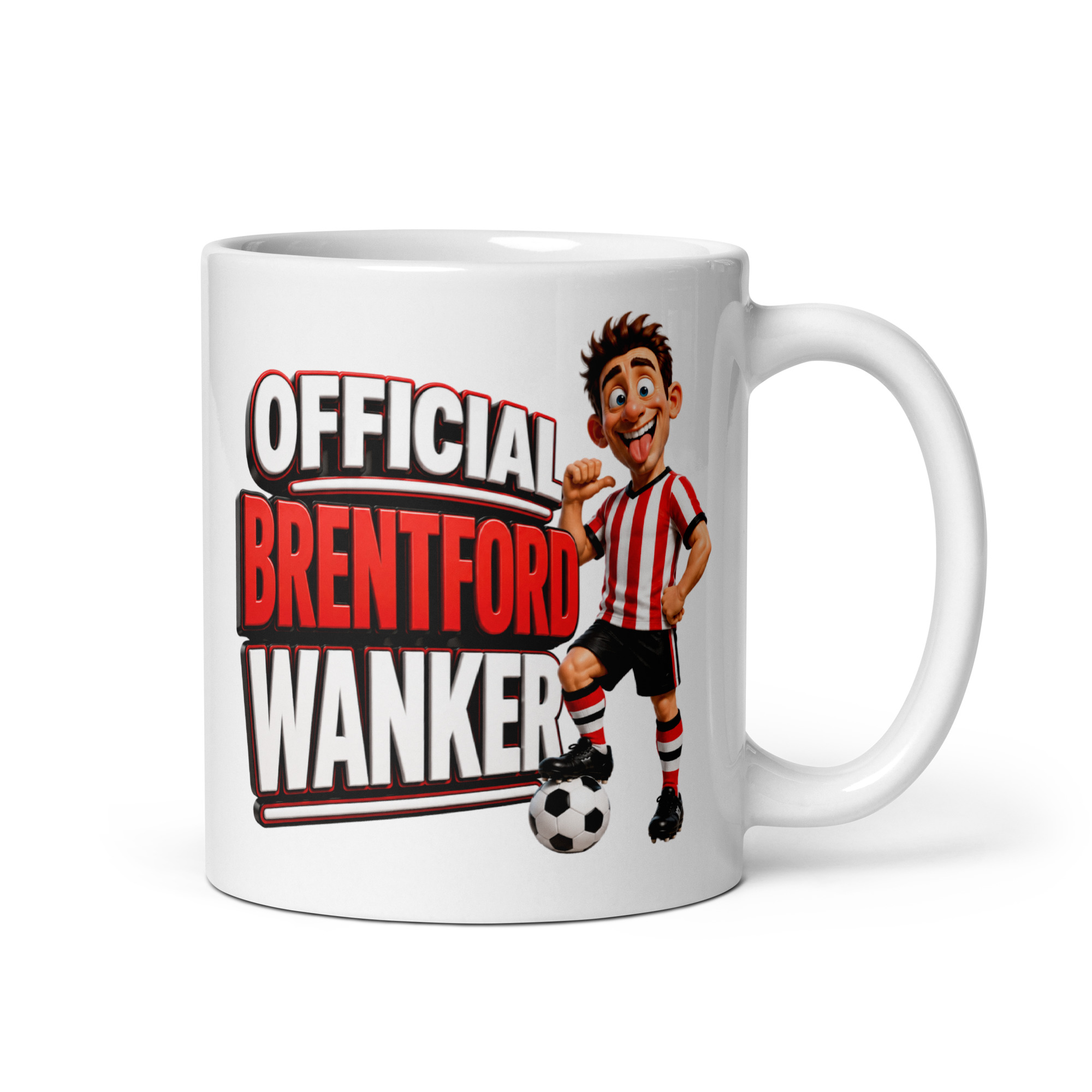 Official Brentford Wanker Mug Funny Rude Gift Mugs