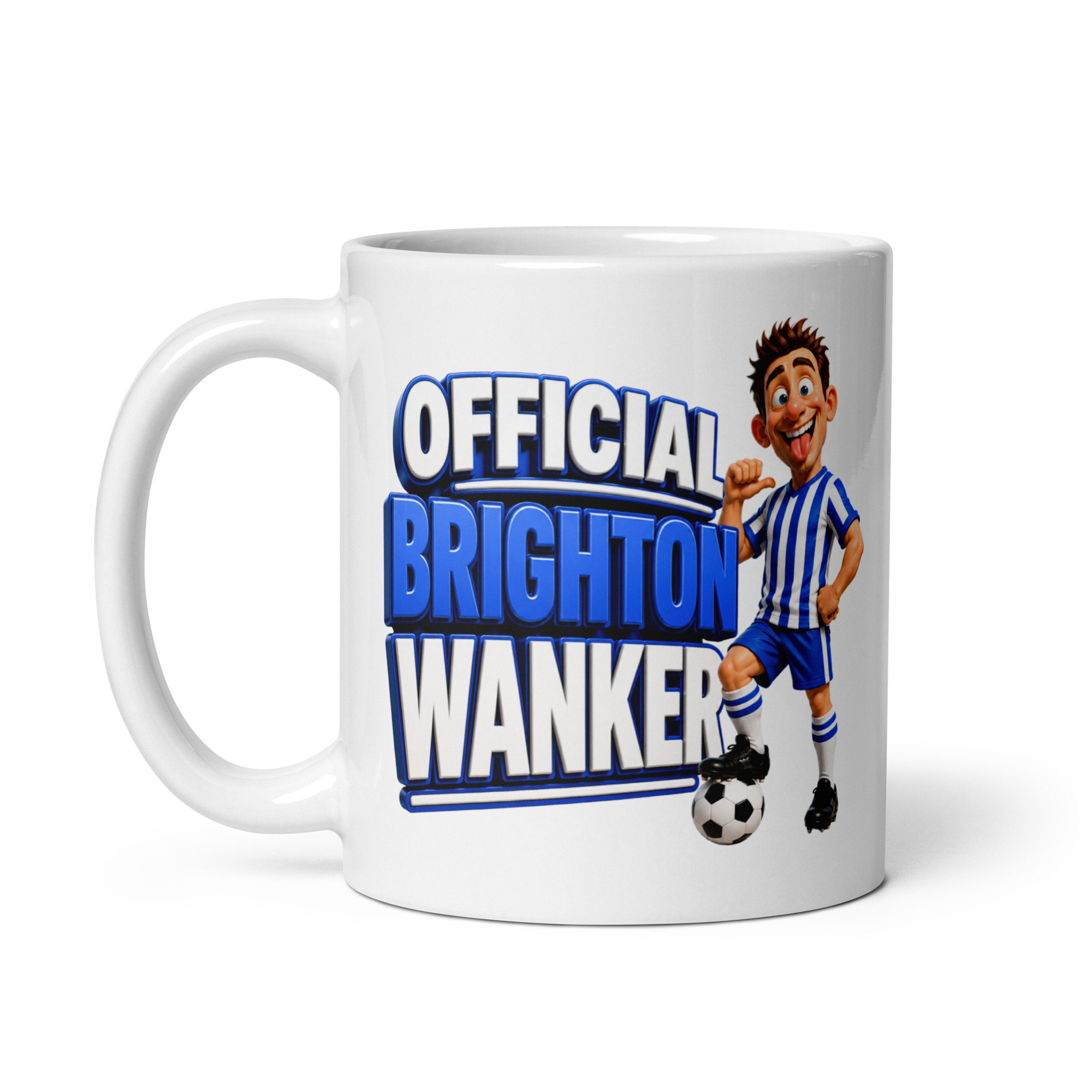 Official Brighton Wanker Mug Funny Rude Gift Mugs