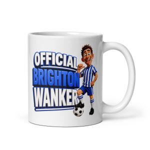 Official Brighton Wanker Mug Funny Rude Gift Mugs
