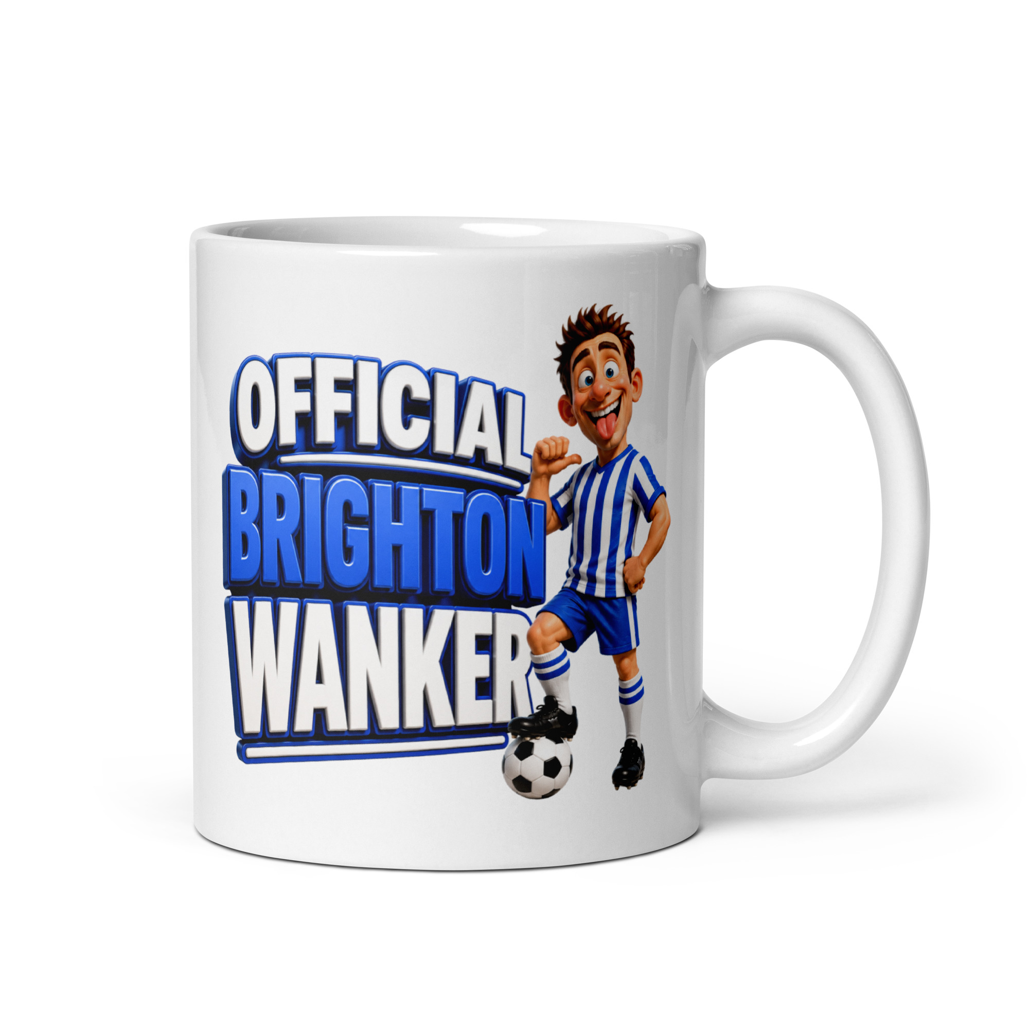 Official Brighton Wanker Mug Funny Rude Gift Mugs