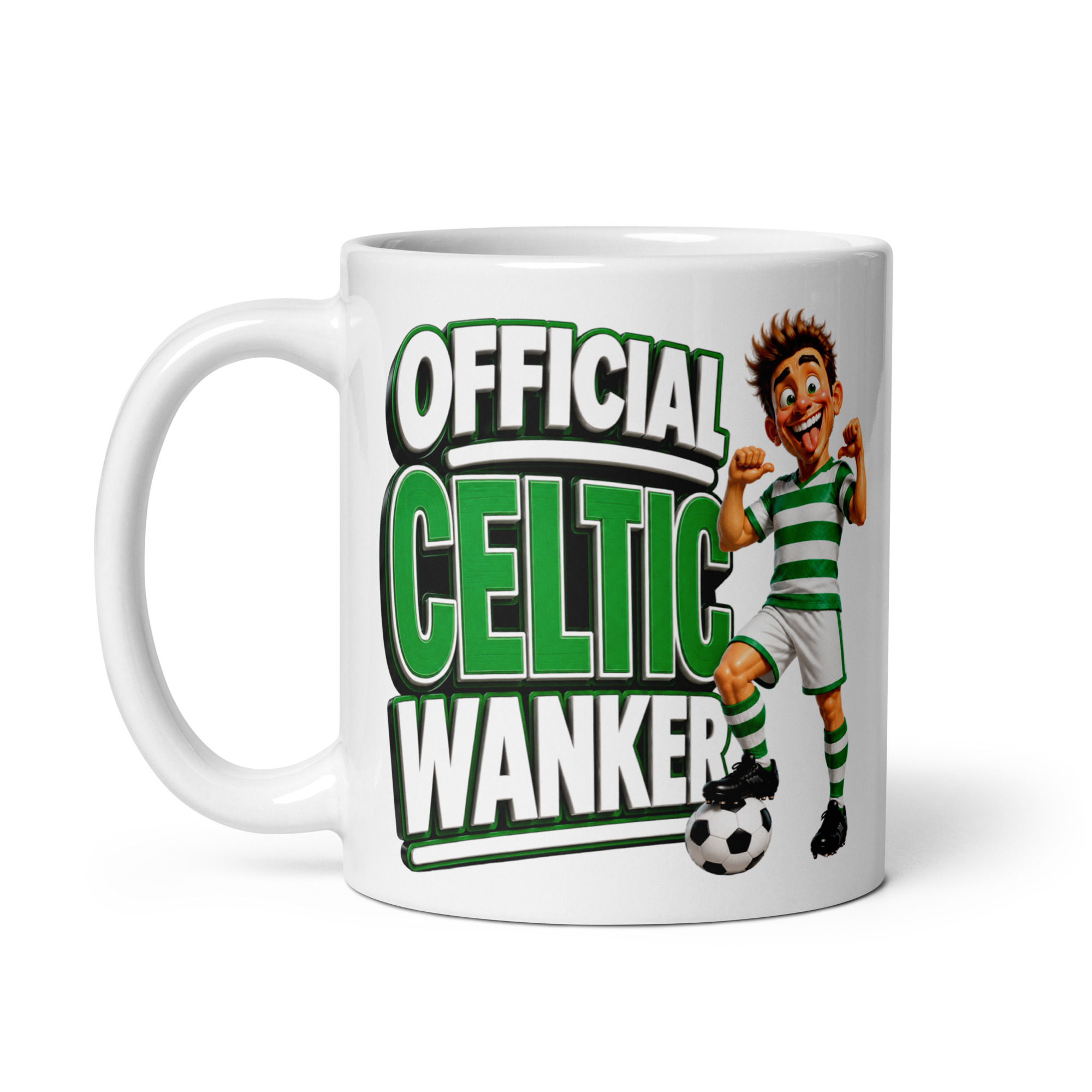 Official Celtic Wanker Mug Funny Rude Gift Mugs