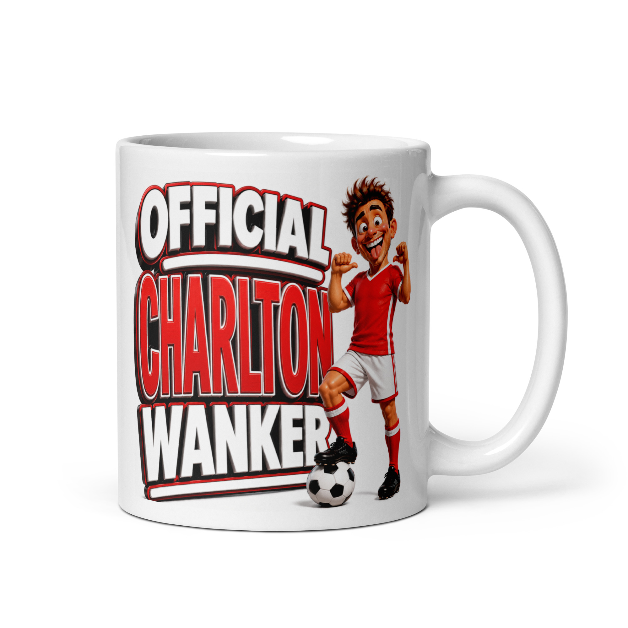 Official Charlton Wanker Mug Funny Rude Gift Mugs