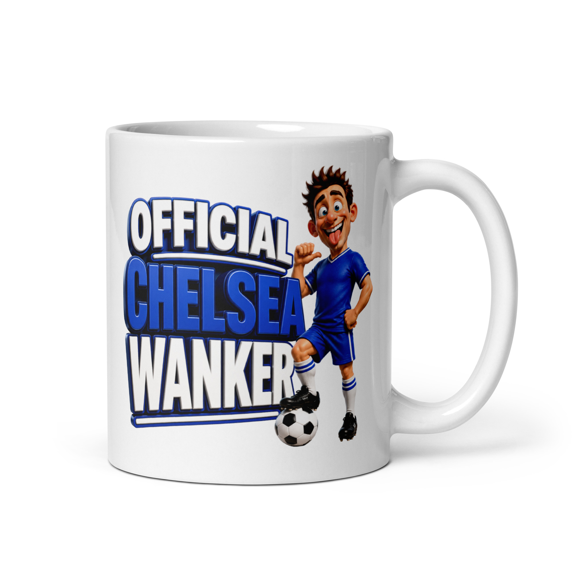 Official Chelsea Wanker Mug Funny Rude Gift Mugs