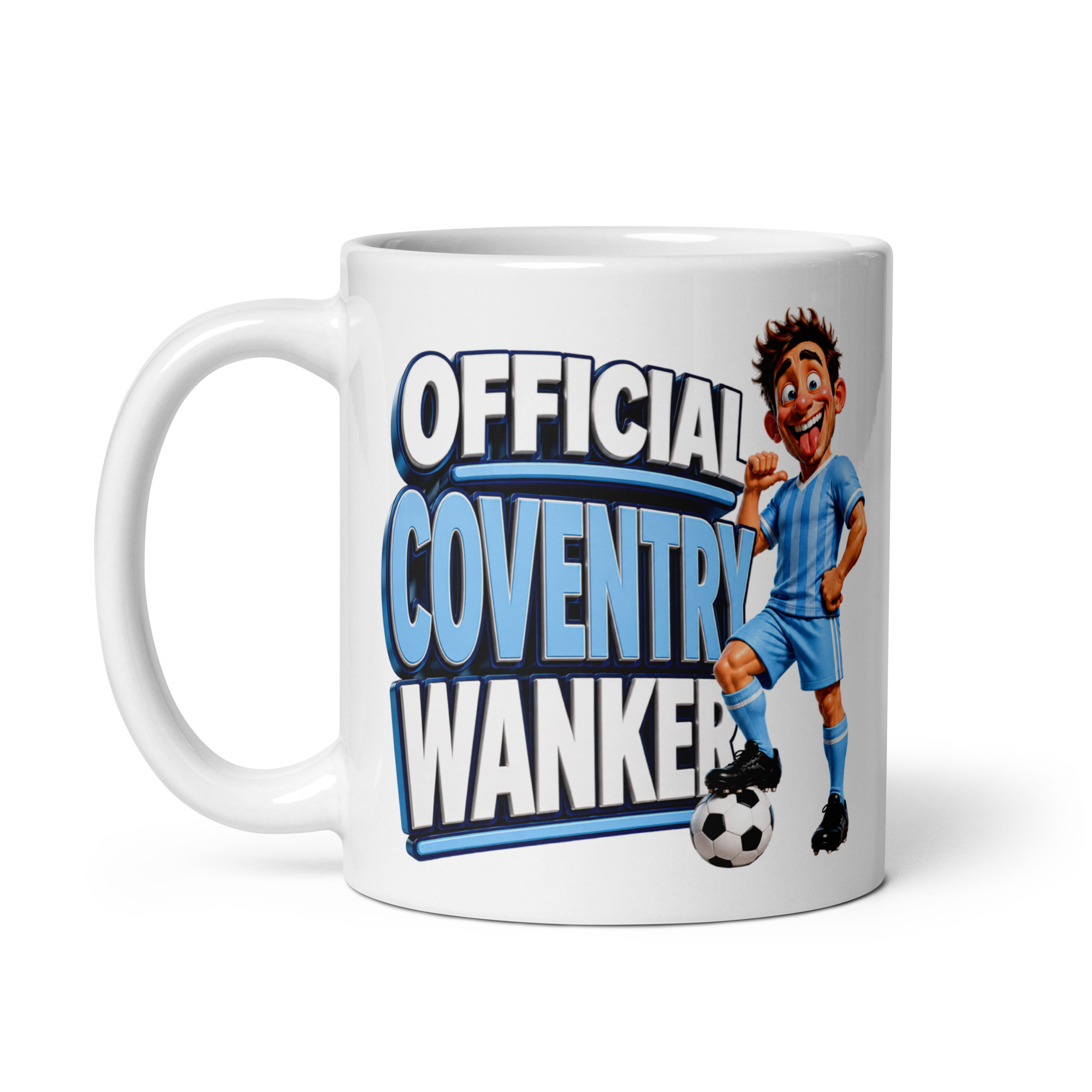Official Coventry City Wanker Mug Funny Rude Gift Mugs