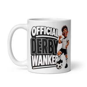 Official Derby Wanker Mug Funny Rude Gift Mugs