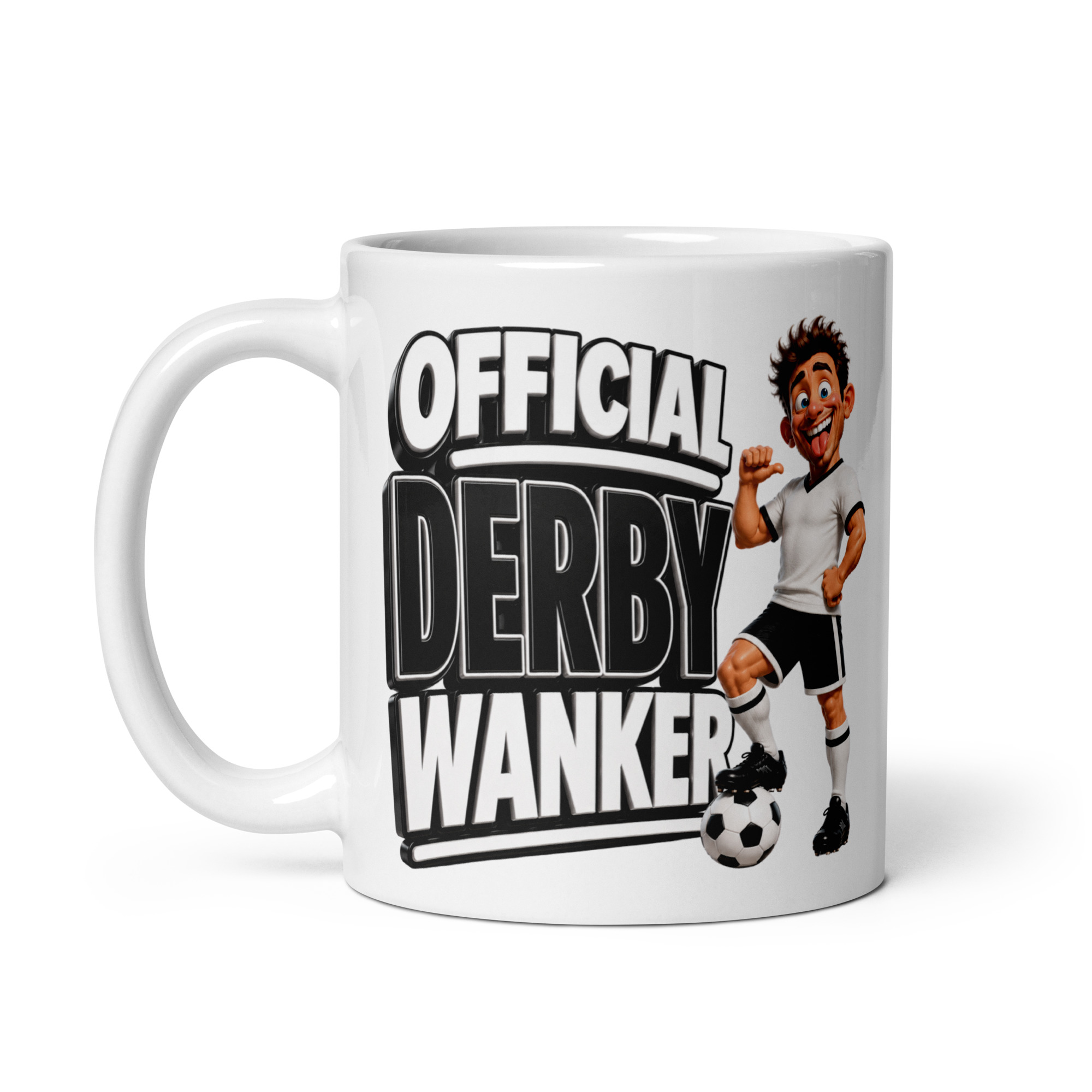Official Derby Wanker Mug Funny Rude Gift Mugs