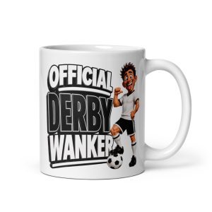 Official Derby Wanker Mug Funny Rude Gift Mugs