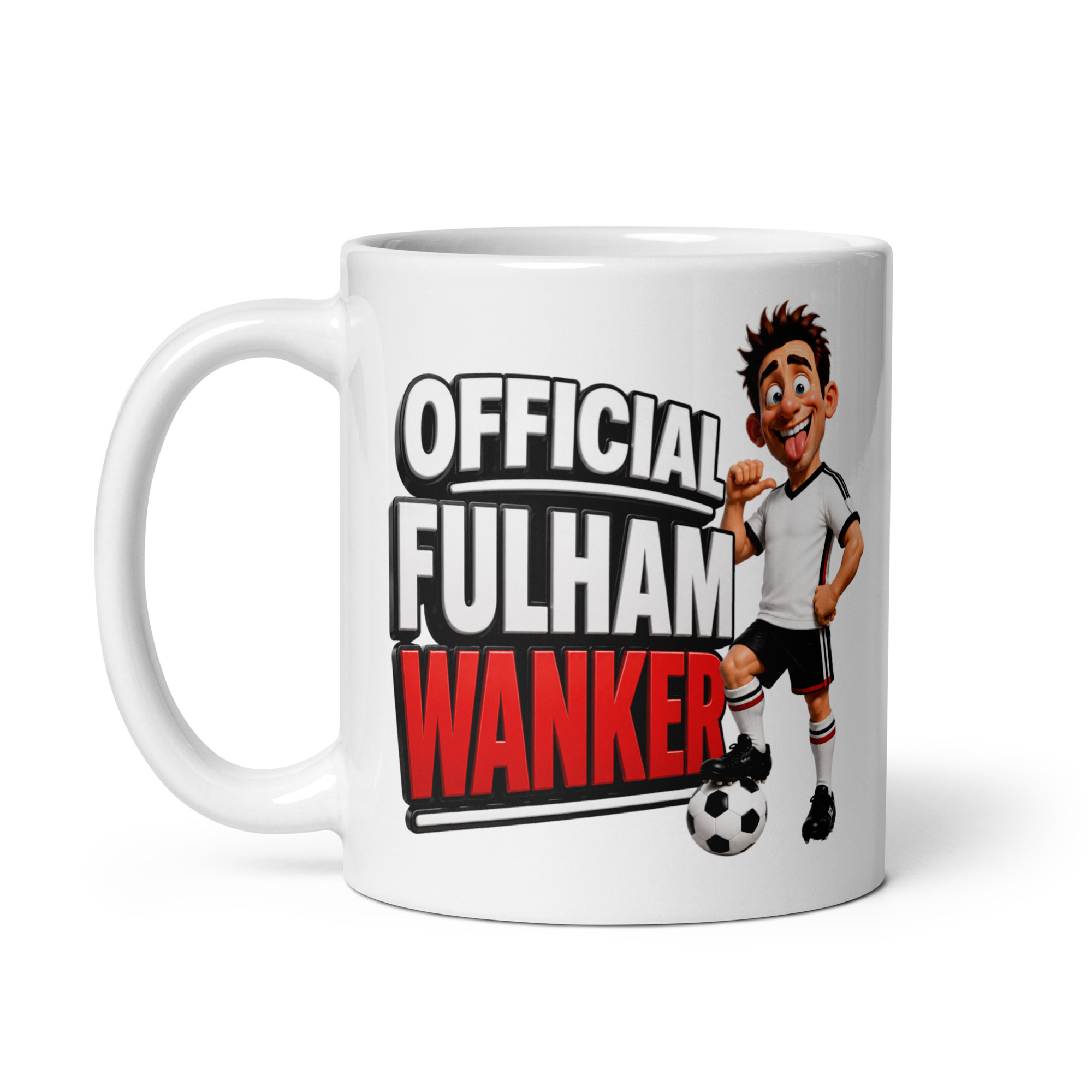 Official Fulham Wanker Mug Funny Rude Gift Mugs