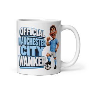 Official Manchester City Wanker Mug Funny Rude Gift Mugs