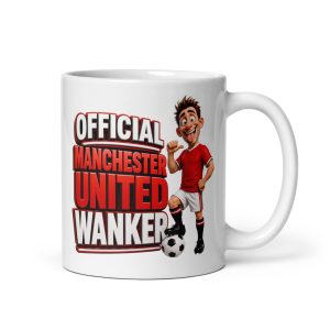 Official Manchester Utd Wanker Mug Funny Rude Gift Mugs