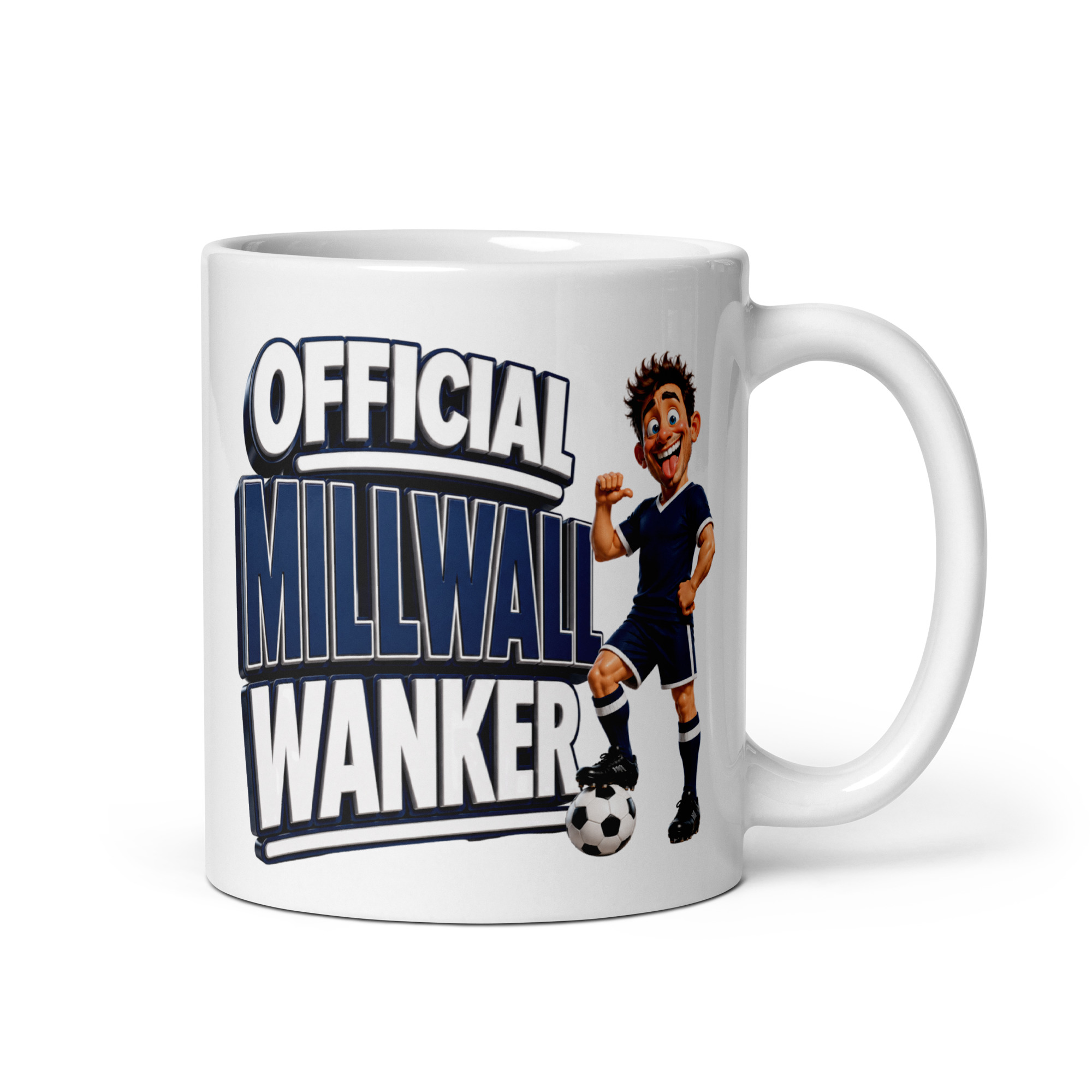 Official Millwall Wanker Mug Funny Rude Gift Mugs