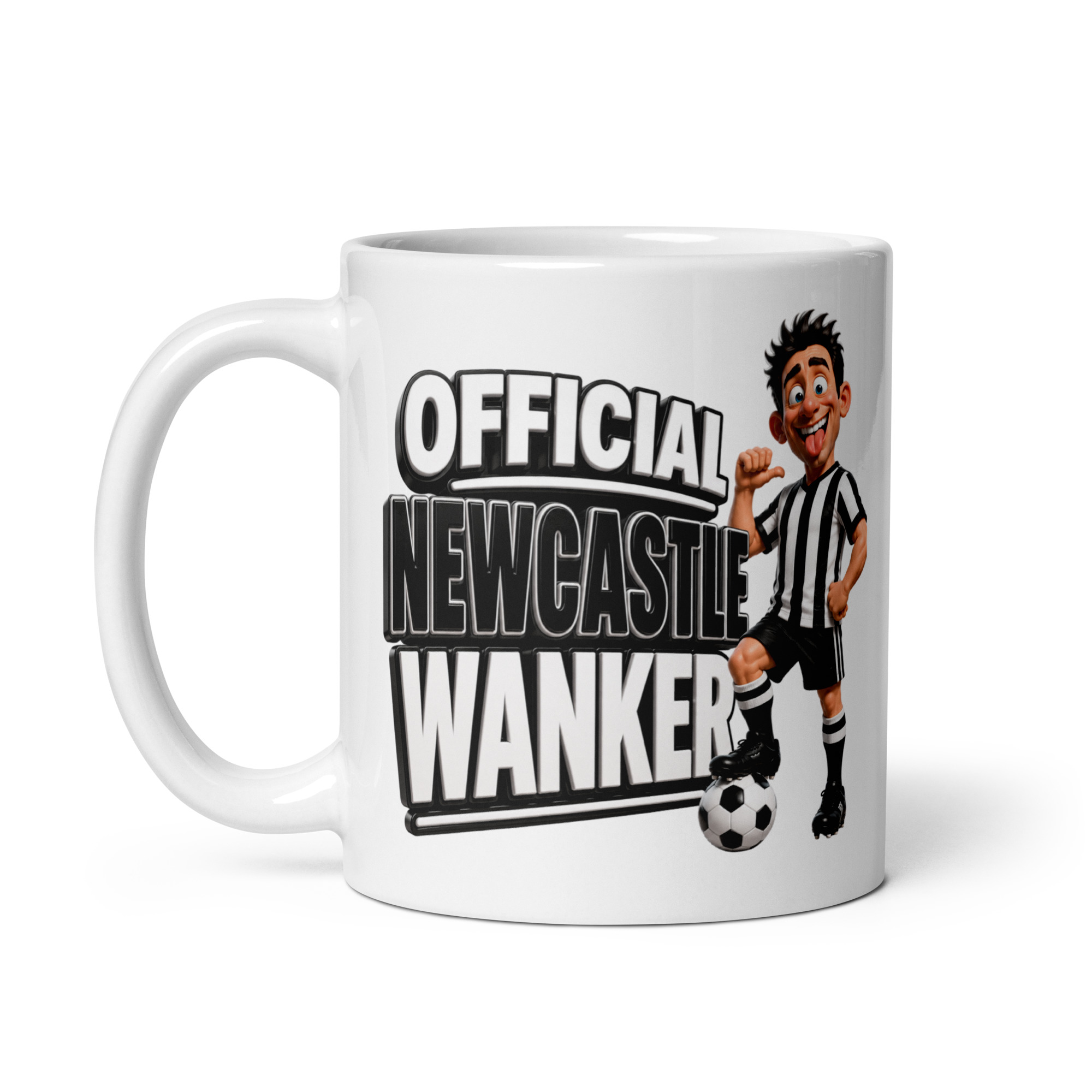 Official Newcastle Wanker Mug Funny Rude Gift Mugs