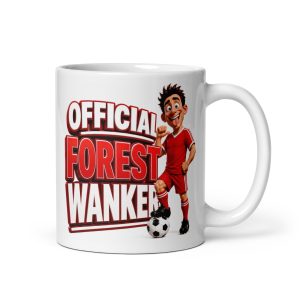 Official Nottingham Forest Wanker Mug Funny Rude Gift Mugs