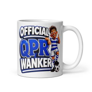 Official QPR Wanker Mug Funny Rude Gift Mugs
