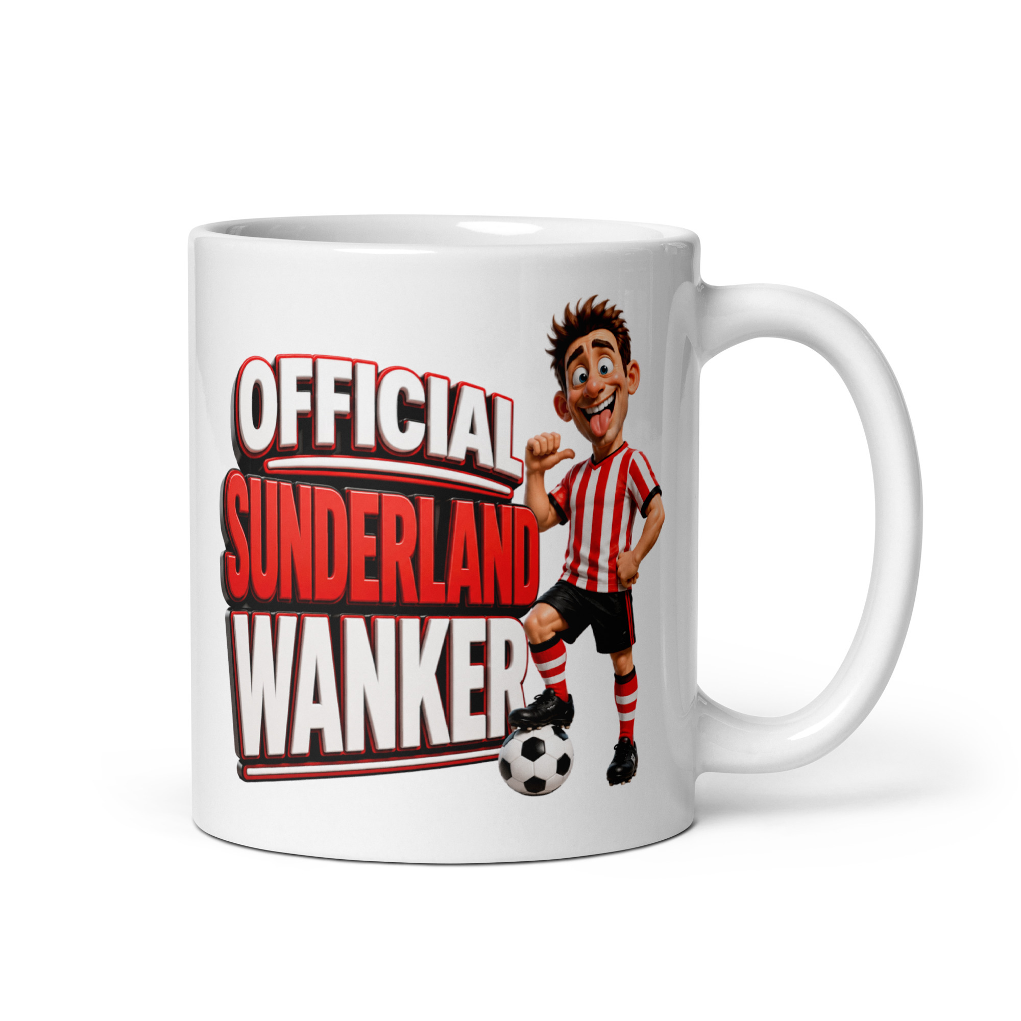 Official Sunderland Wanker Mug Funny Rude Gift Mugs