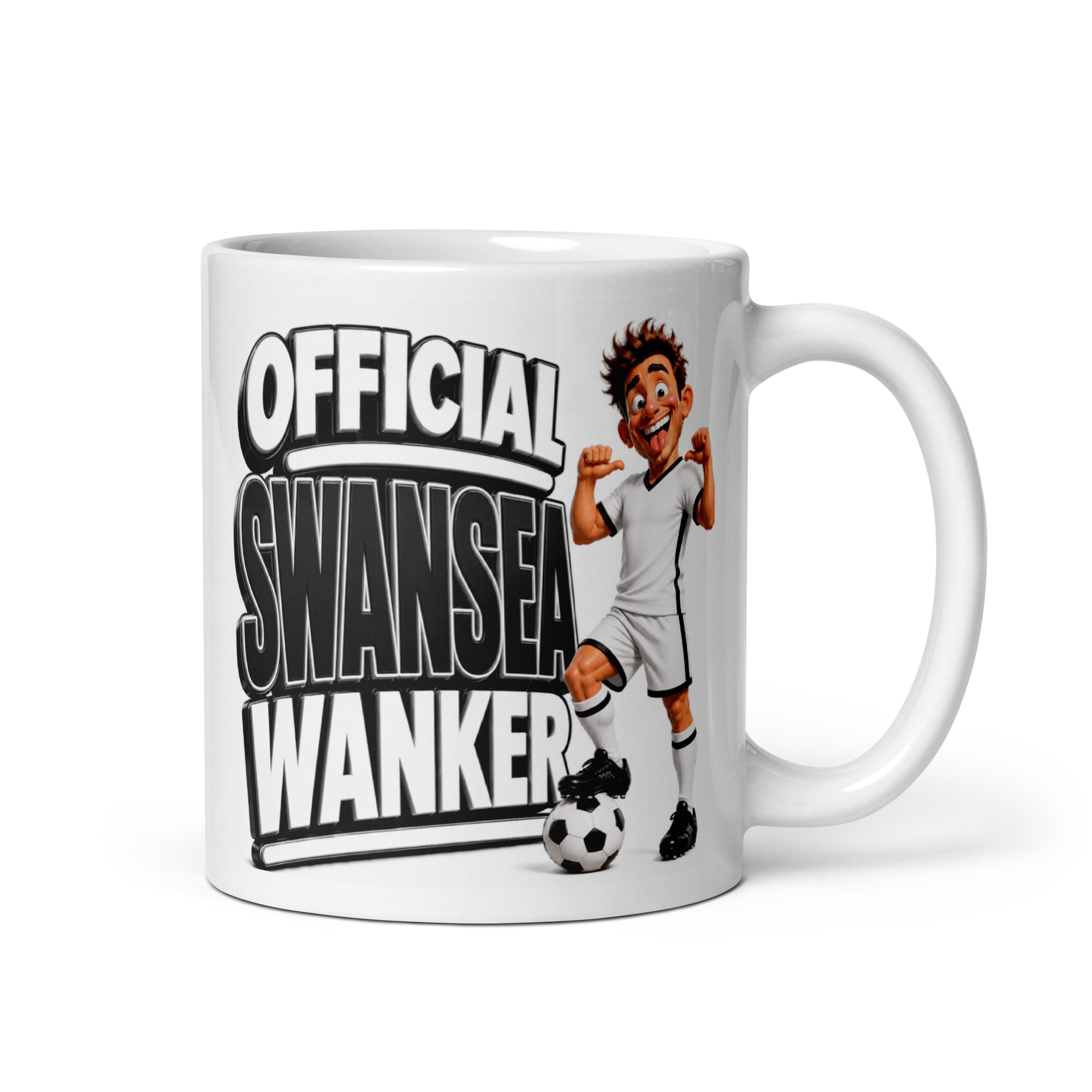 Official Swansea Wanker Mug Funny Rude Gift Mugs