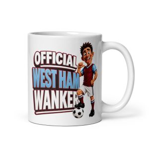 Official West Ham Wanker Mug Funny Rude Gift Mugs