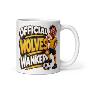 Official Wolves Wanker Mug Funny Rude Gift Mugs