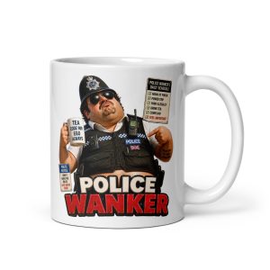 Police Wanker Mugs Banter Gifts Mug For Police Officer Mates