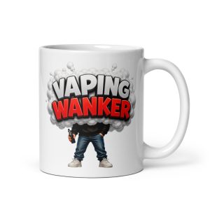 Vaping Wanker Mugs Banter Gifts Mug For Vaping Mates