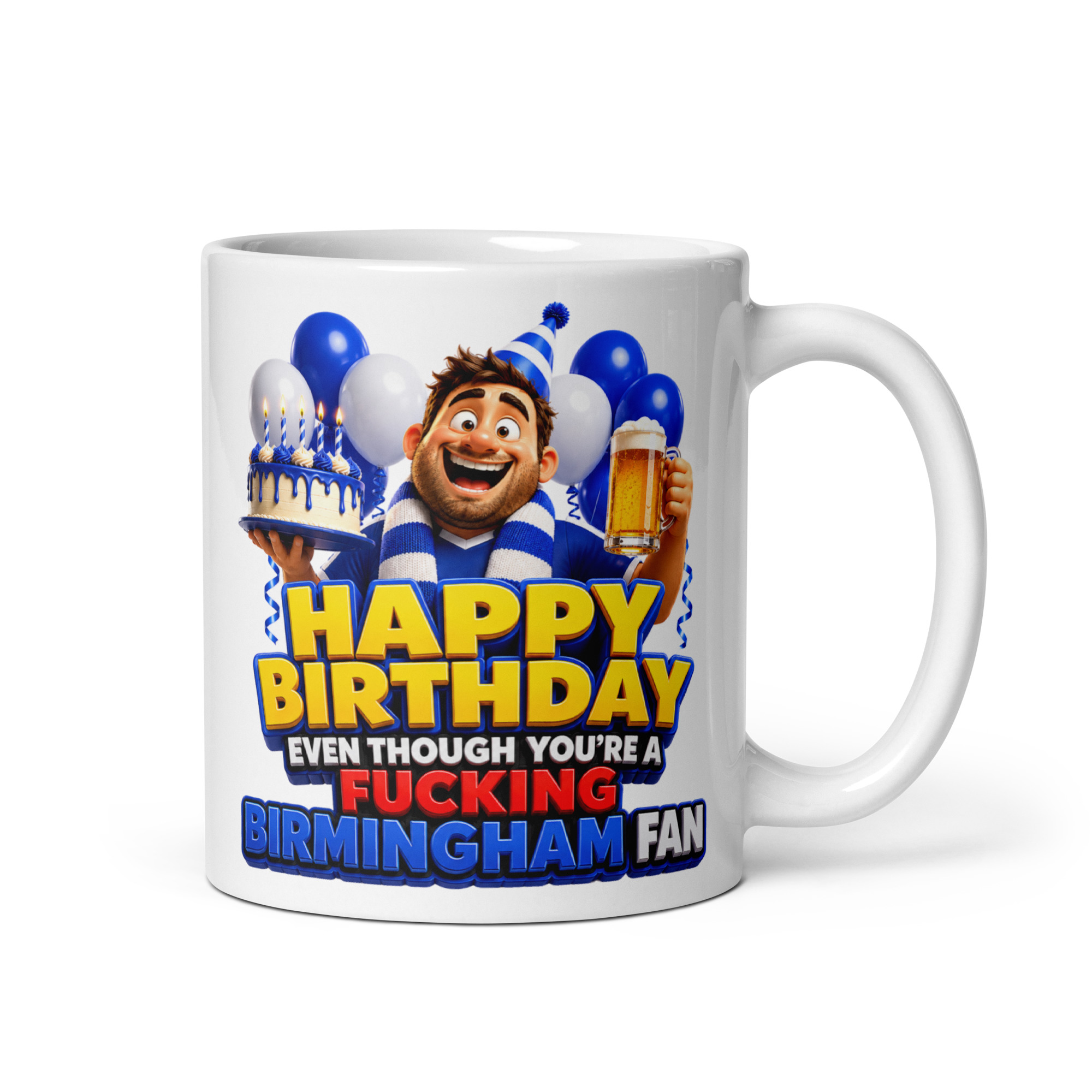 Birthday Gift Mug For Birmingham Fans Cheeky Rude Mugs