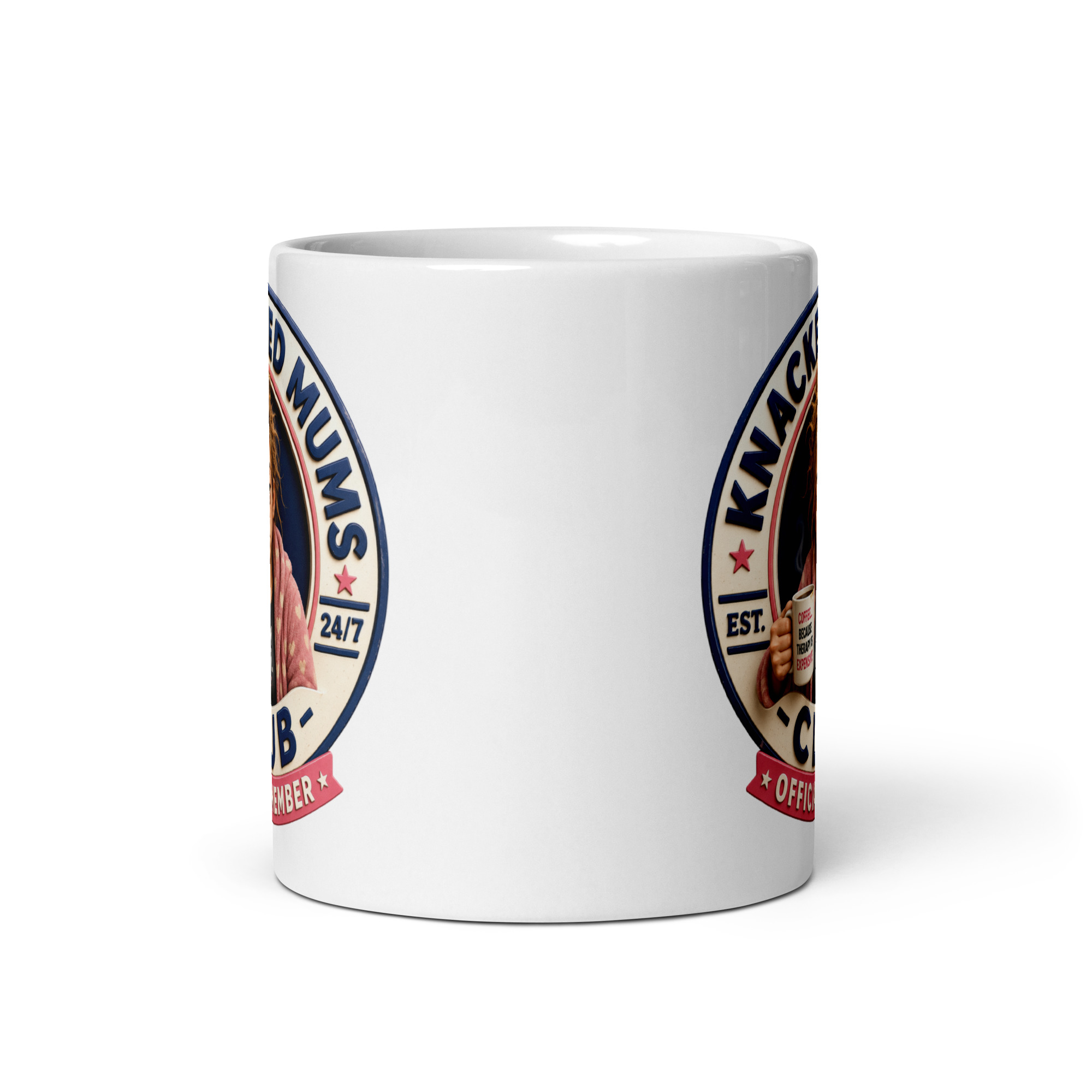 Knackered Mums Club Mug Funny Gift Mugs For Mum