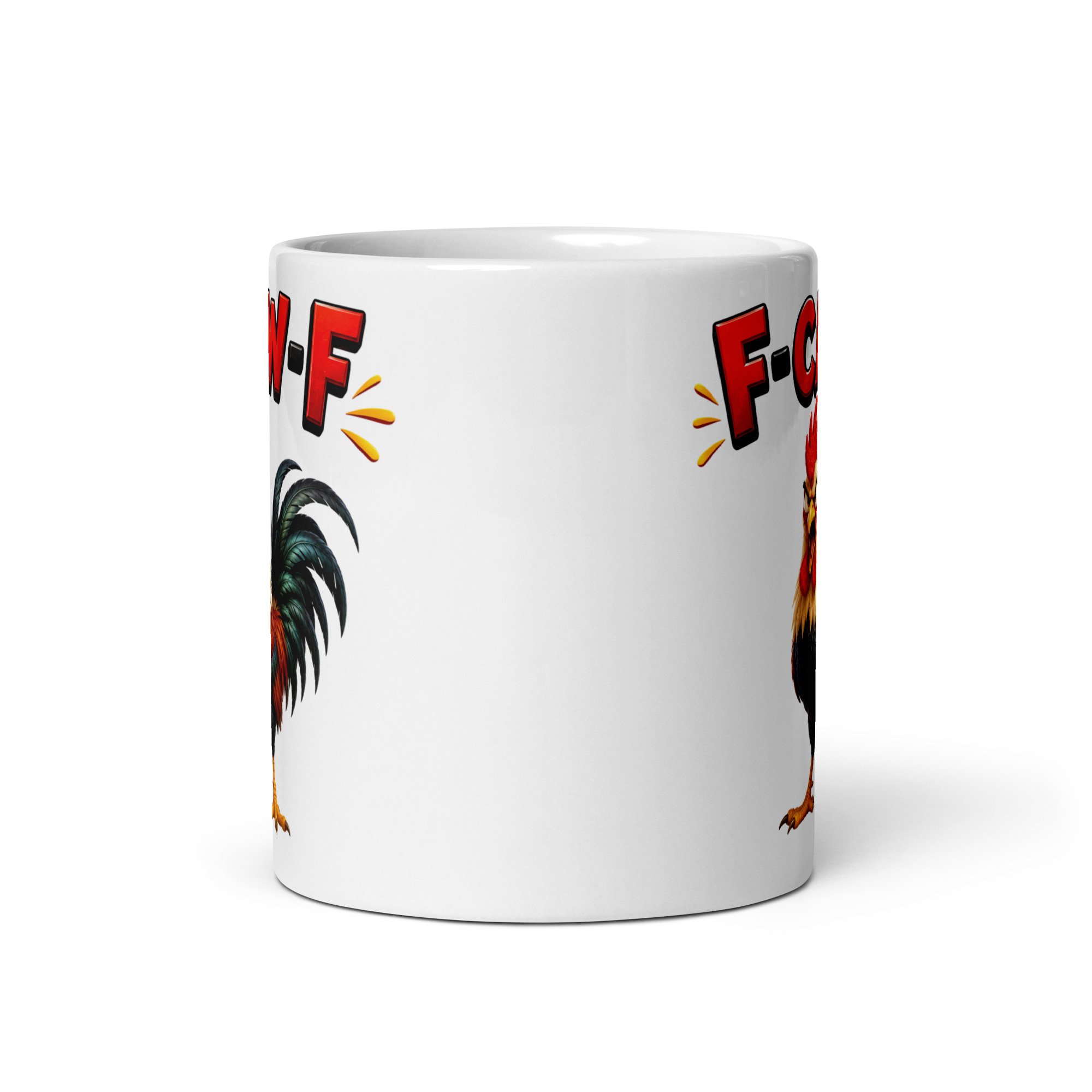 F-Caw-F Mug Viral Rooster Funny Rude Mugs