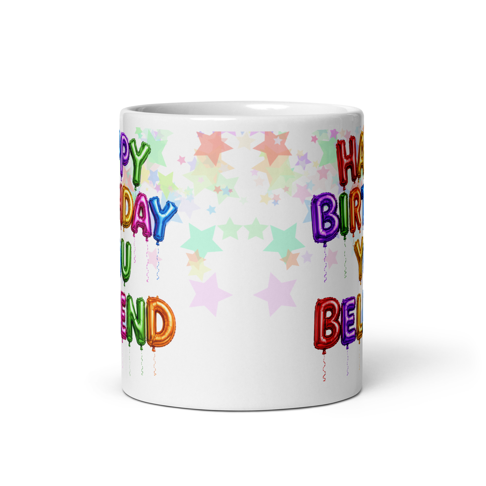 Rude Birthday Balloons Gift Mug Happy Birthday Bellend Mugs