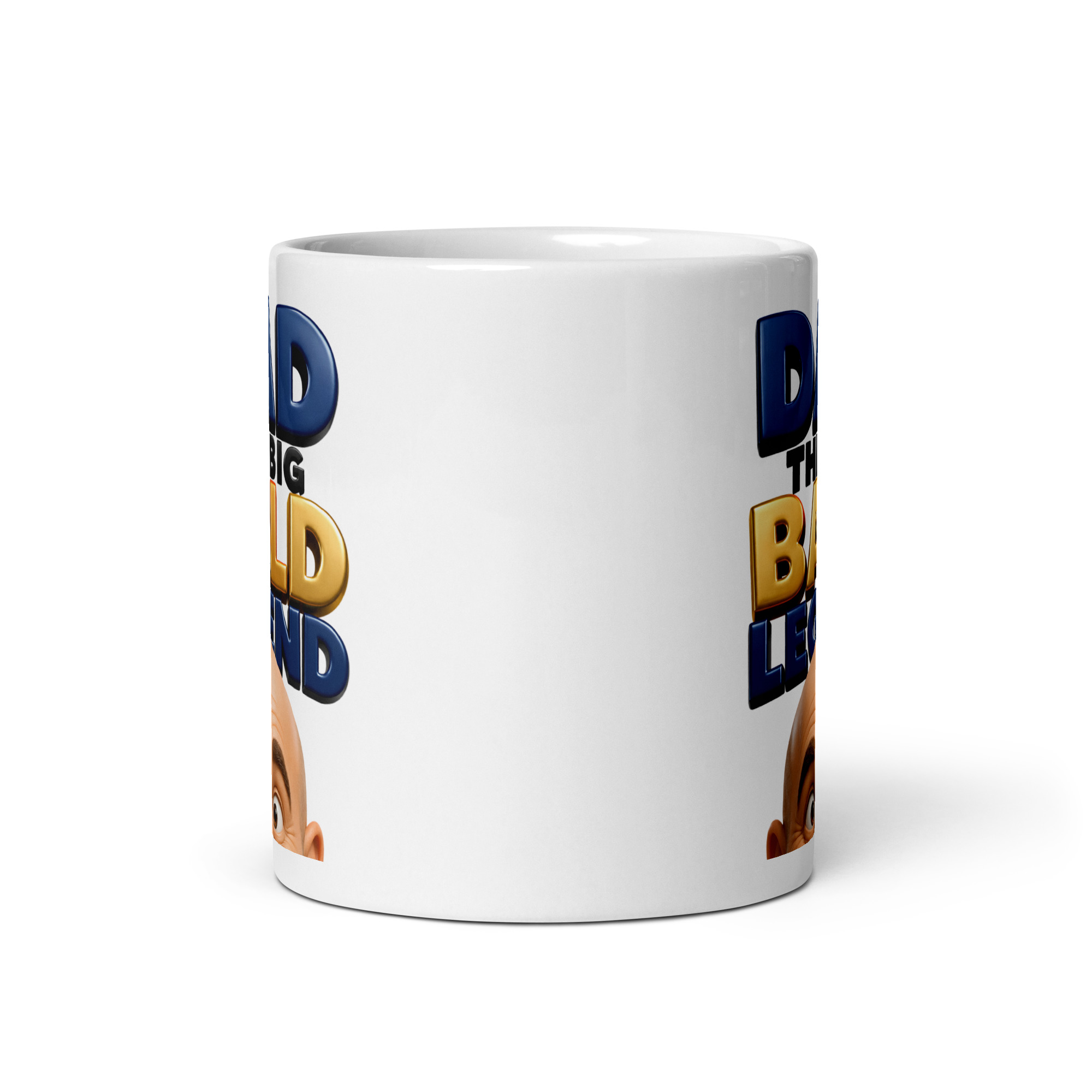 Funny Bald Dads Mug – Dad You Big Bald Legend