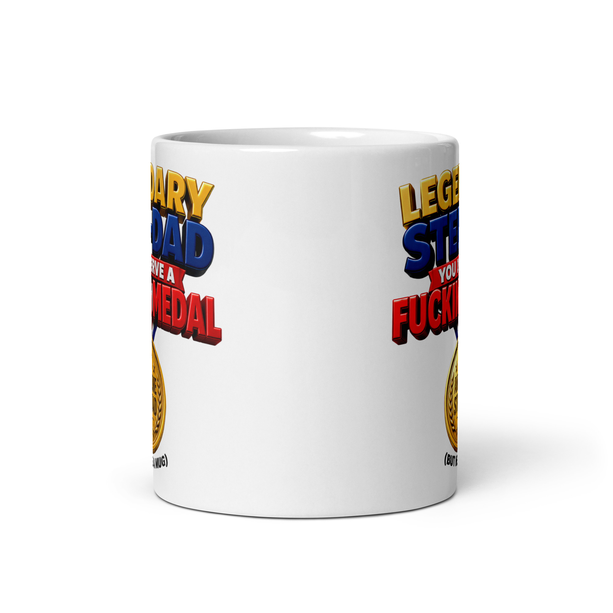 Funny Cheeky Step Dad Fathers Day Gift Mug