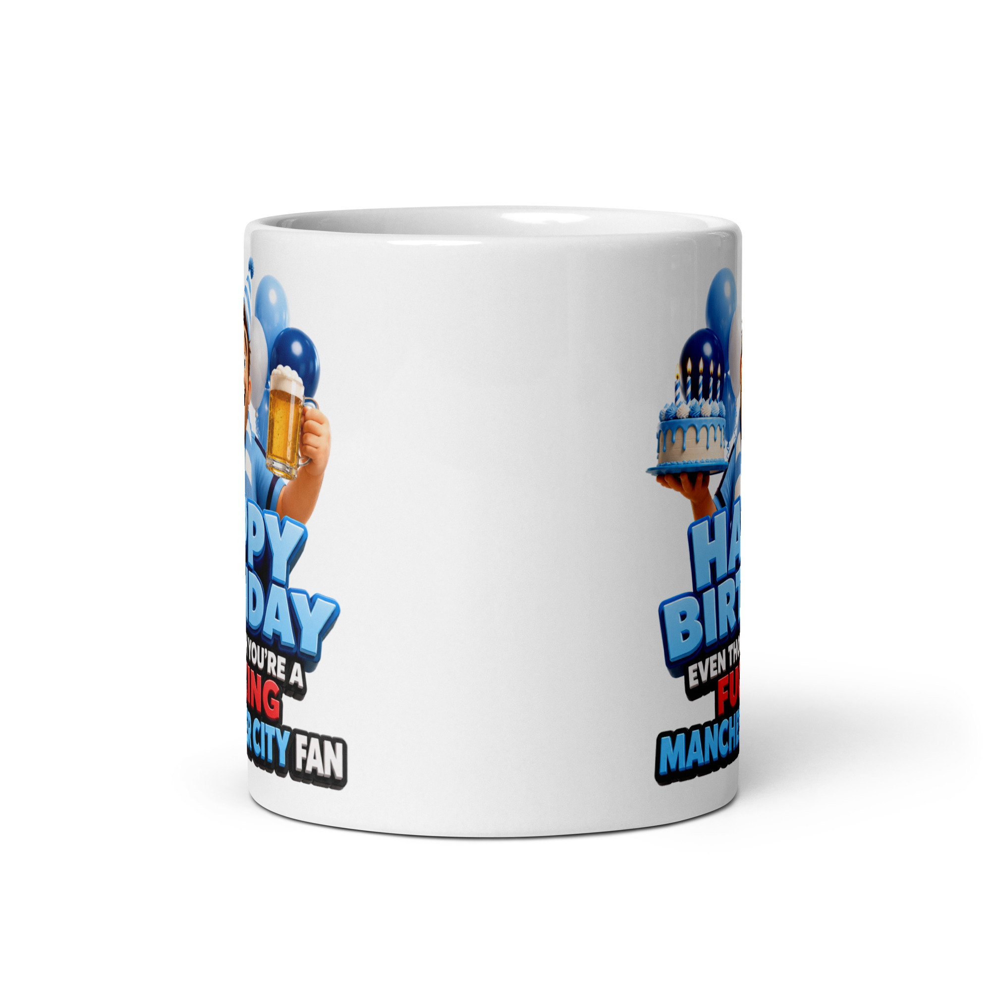 Birthday Gift Mug For Manchester City Fans Cheeky Rude Mugs