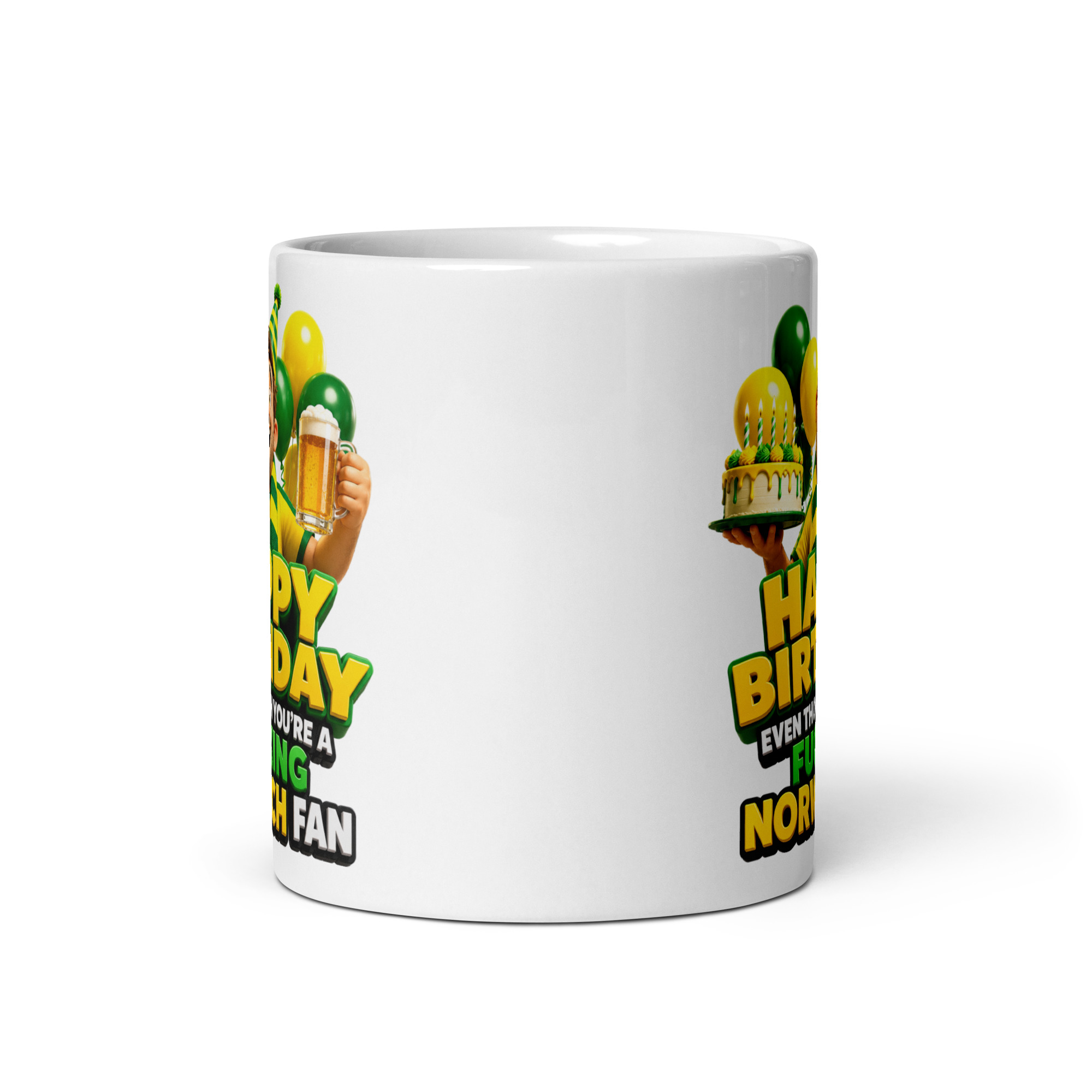 Birthday Gift Mug For Norwich Fans Cheeky Rude Mugs