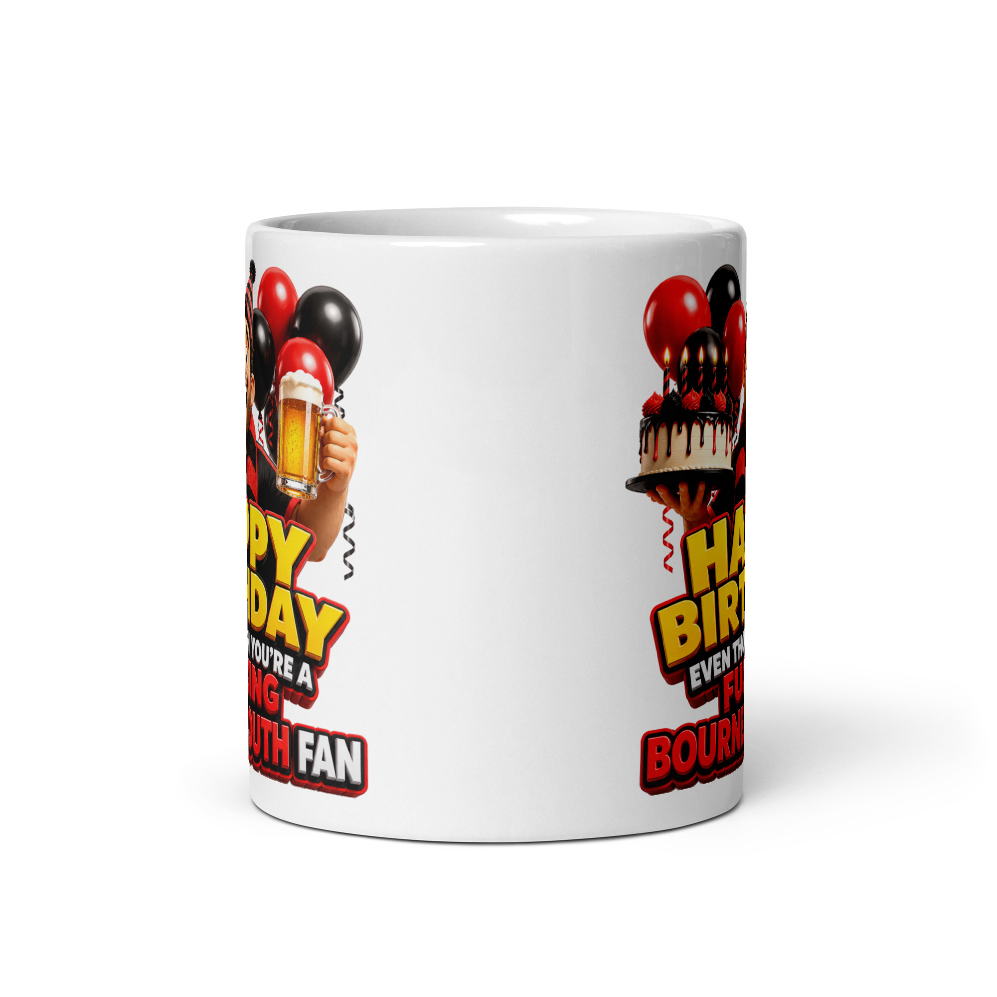 Birthday Gift Mug For Bournemouth Fans Cheeky Rude Mugs