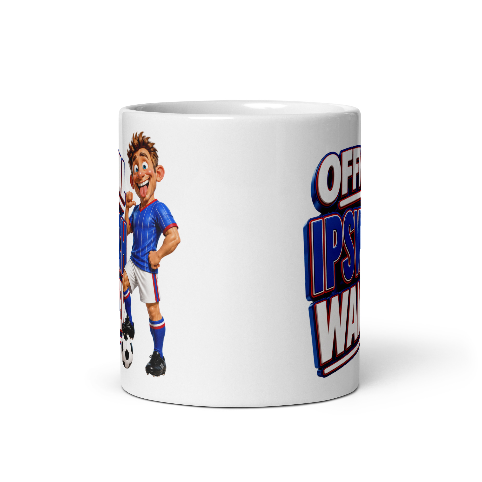 Official Ipswich Town Wanker Mug Funny Rude Gift Mugs