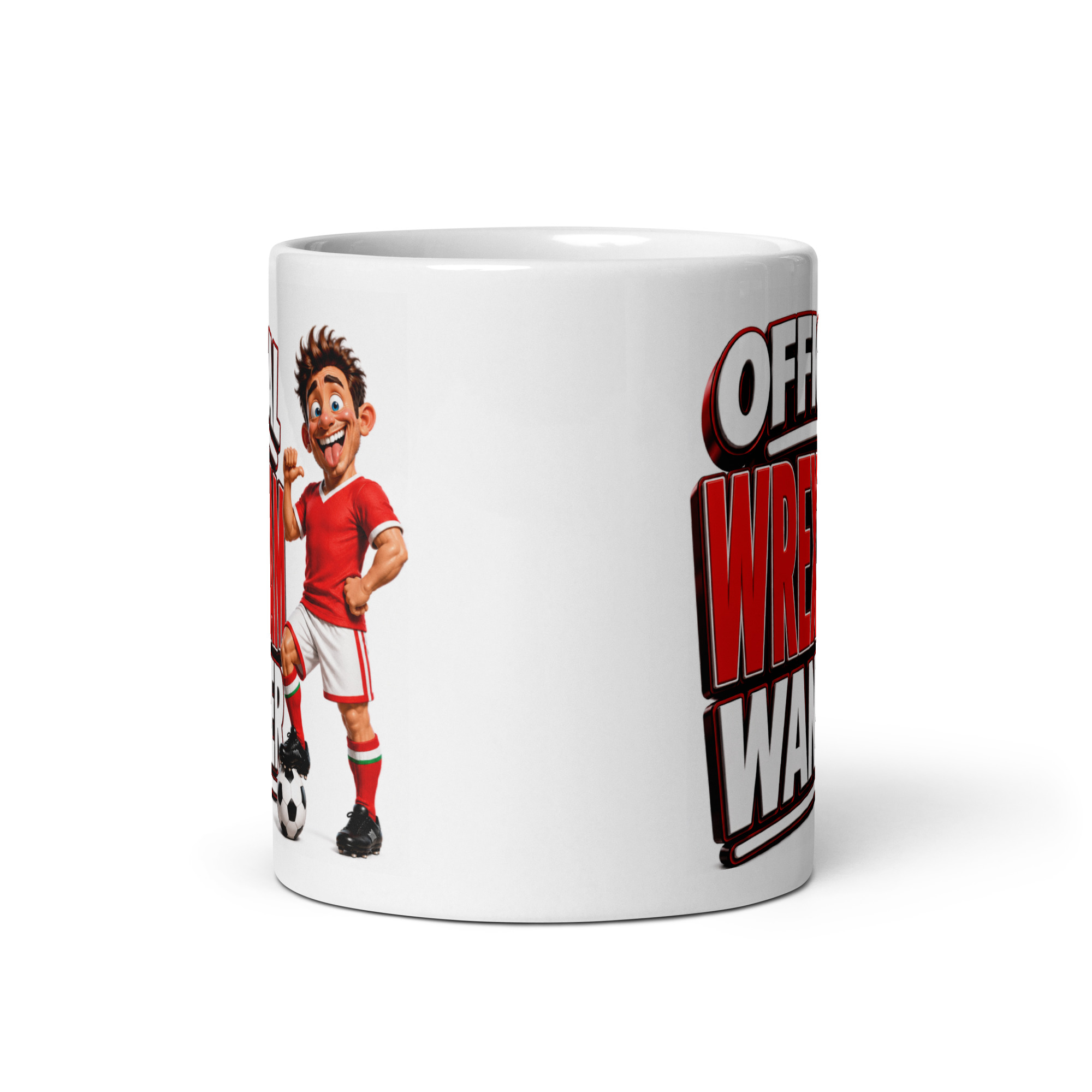 Official Wrexham Wanker Mug Funny Rude Gift Mugs